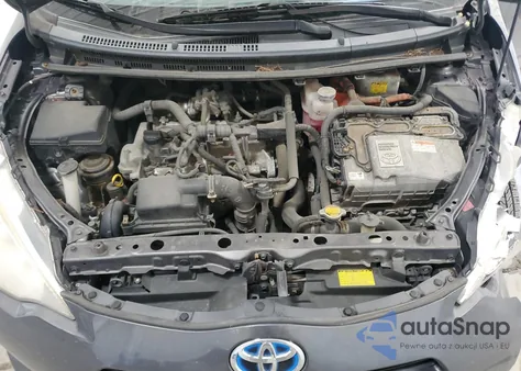 2012 Toyota Prius C из США, поврежденный, VIN JTDKDTB36C1514813